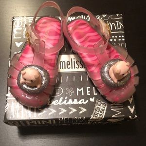 Mini Melissa piggy shoes